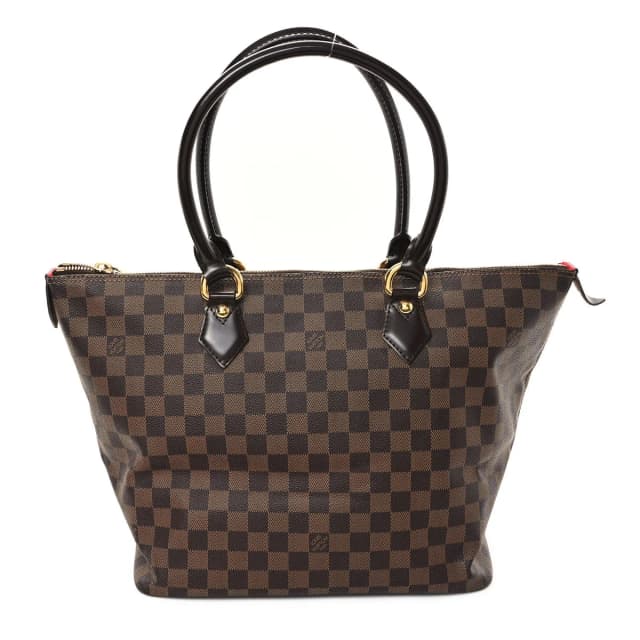 Louis Vuitton Saleya MM Damier Ebene Tote Bag - Brown in Brown from H&T, photo 1 of 1