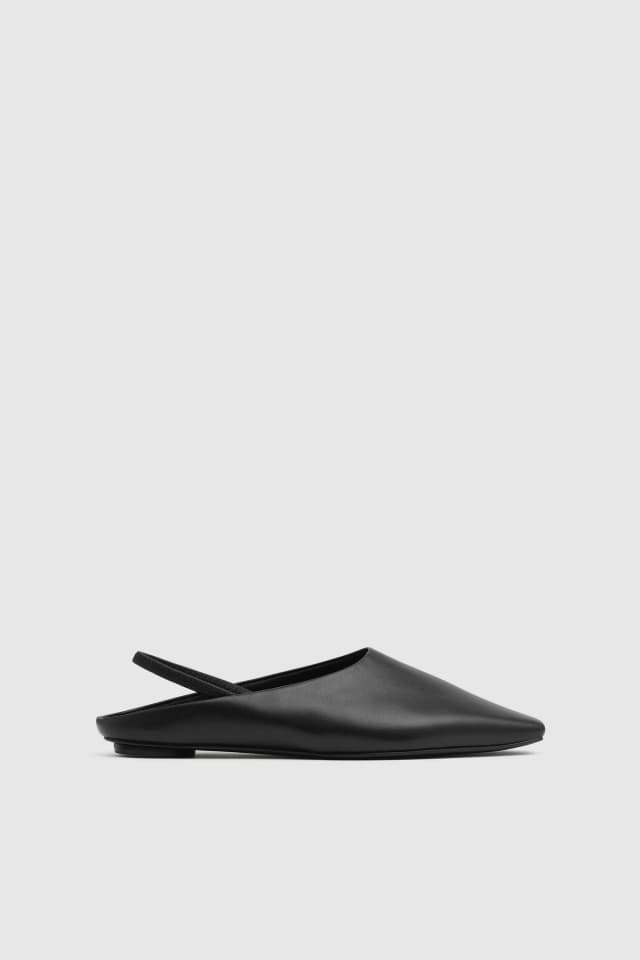St Agni Classic Slip On Flat - Black, image 1 of 1 from St. Agni