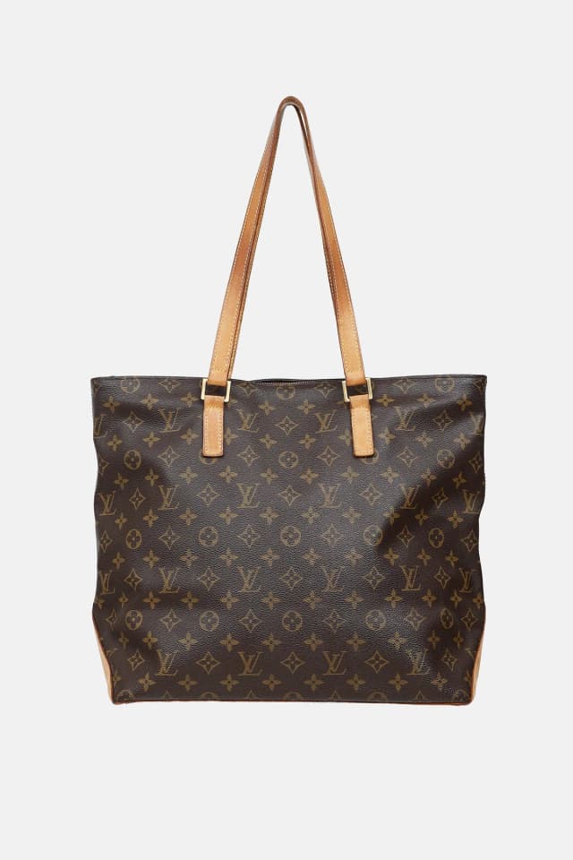 Louis Vuitton 2001 Monogram Cabas Mezzo Tote Bag in Coated canvas from VSP Consignment, photo 1 of 1