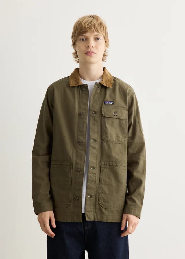 Patagonia Point Reyes Canvas Jacket in Basin Green, image 1 of 1 from Incu
