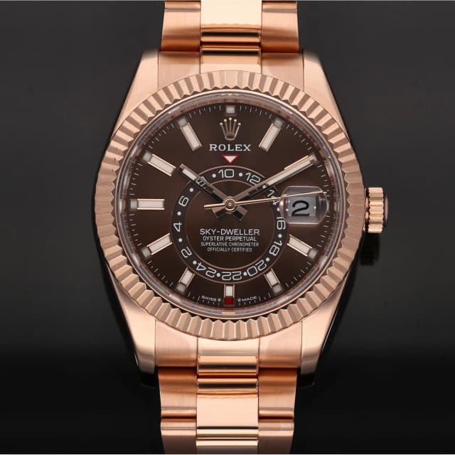 Rolex Sky Dweller 336935 42mm Rose Gold Watch in Pink from H&T, photo 1 of 1
