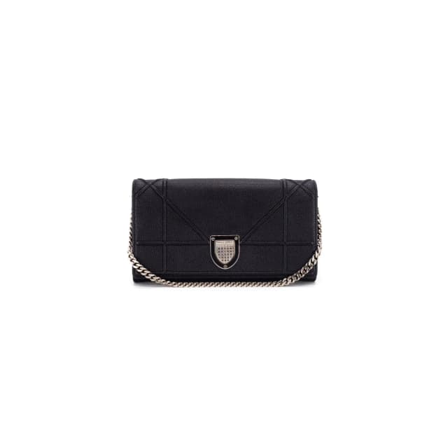 Dior Diorama Pochette Black in Black Leather from The Purse Affair, photo 1 of 1