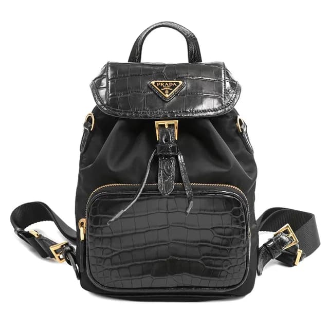Prada Backpack Re-Nylon Black in Black Nylon from The Reluxe, photo 1 of 1