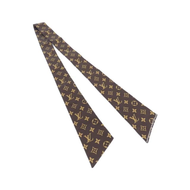 Louis Vuitton Scarf Brown in Brown Silk from The Reluxe, photo 1 of 1