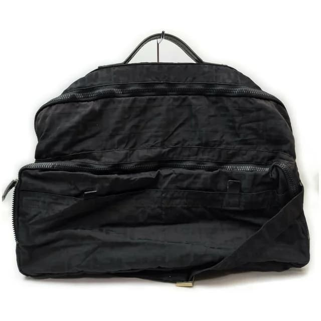 Fendi Large Black Monogram FF Zucca Travel Bag in Black Canvas from Bagriculture, photo 1 of 1