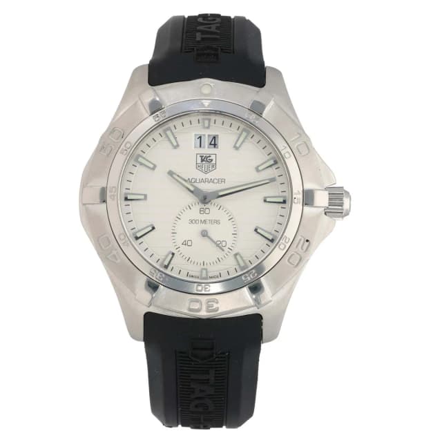 TAG Heuer Aquaracer WAF1015 41mm Stainless Steel Watch from H&T, photo 1 of 1
