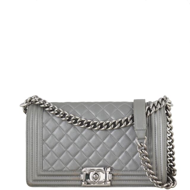 Chanel Boy Old Medium in Lambskin from Luxe.It.Fwd, photo 1 of 1