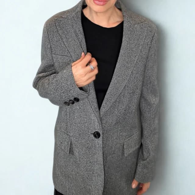 Dior Suit Jacket Sz 38 in Grey Wool from Revivre Luxury Consignment, photo 1 of 1