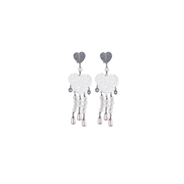Dior Heart Pink Clip On Earrings Costume Jewellery in Pink from The Purse Affair, photo 1 of 1