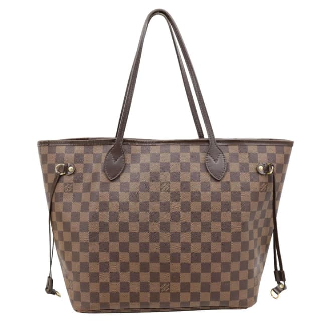 Louis Vuitton Neverfull MM Damier Ebene Tote Bag Brown in Brown Canvas from Dallas Designer Handbags, photo 1 of 1