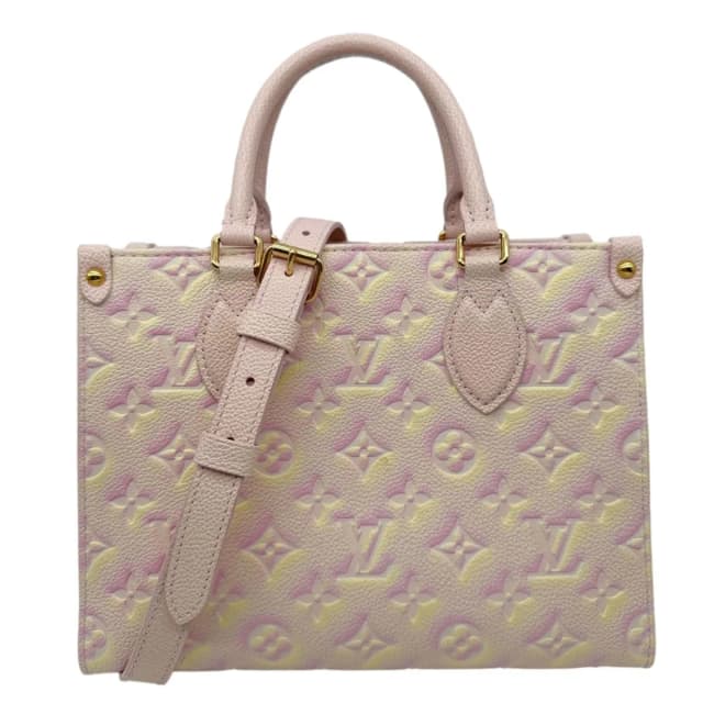 Louis Vuitton Stardust Onthego PM Monogram Empreinte Shoulder Bag Light Pink in Pink Leather from Dallas Designer Handbags, photo 1 of 1