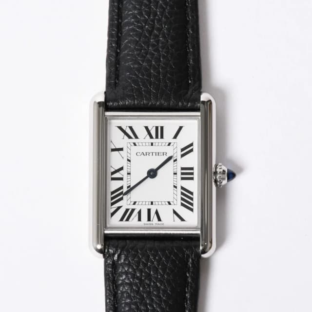 Cartier Tank Must LM Watch Stainless Steel Quartz in Leather from The Reluxe, photo 1 of 1