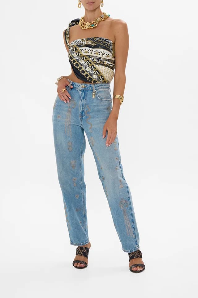 Camilla eBoutique MILLA SACRED SYMBOLS GIRLFRIEND JEAN DENIM, image 1 of 1 from CAMILLA