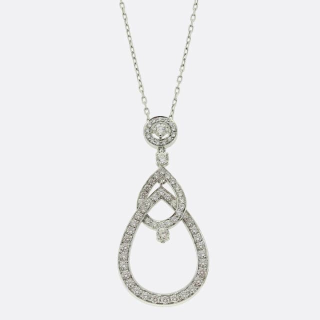 Boucheron Ava Mobile Diamond Waterdrop Necklace from The Vintage Jeweller, photo 1 of 1