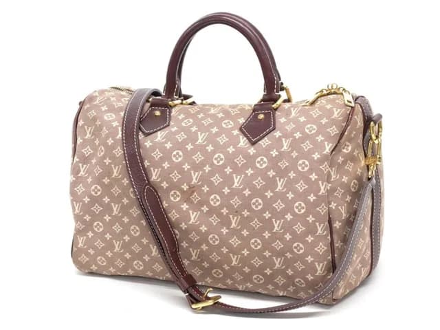 Louis Vuitton Sepia Monogram Mini Lin Idylle Speedy Bandouliere 30 with Strap in Canvas from Bagriculture, photo 1 of 1