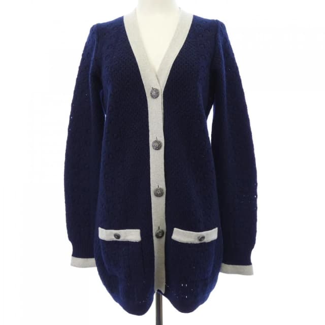 Chanel Cardigan Navy in Navy Cashmere from The Reluxe, photo 1 of 1