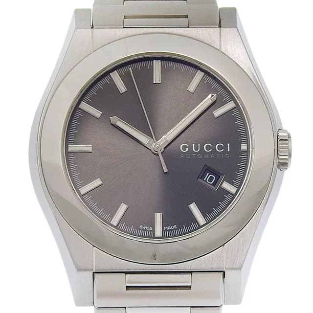 Gucci Parentesi 115.2 Stainless Steel Automatic Analog Display Black in Black from The Reluxe, photo 1 of 1
