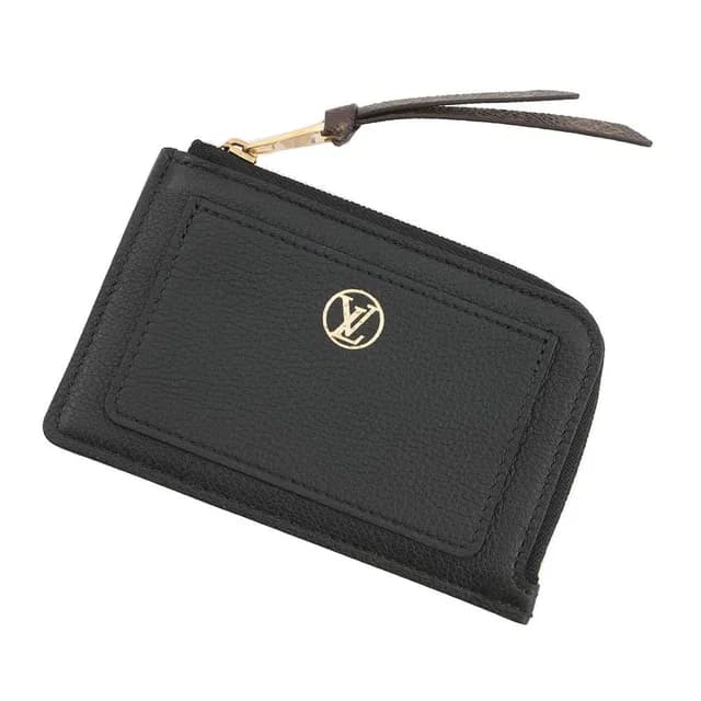 Louis Vuitton Card Case Monogram Calf Leather Holder Louki Black Wallet in Black Calfskin from The Reluxe, photo 1 of 1