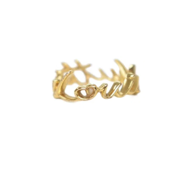 Louis Vuitton Script Ring S Gold in Gold from The Reluxe, photo 1 of 1
