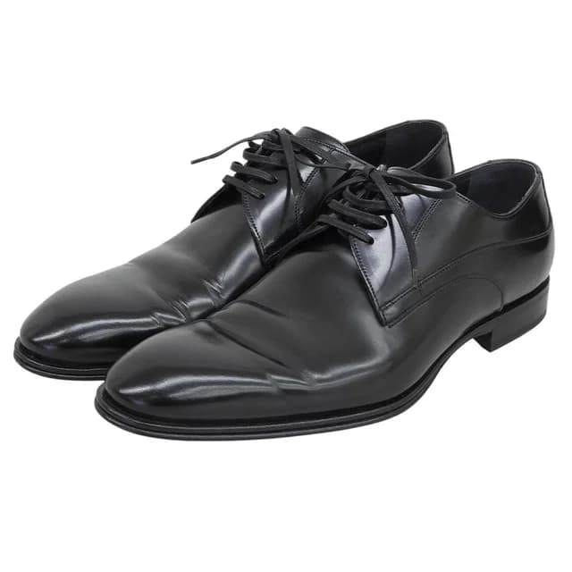 Dolce & Gabbana Plain Toe Dress Shoes Black 6 in Black Leather from The Reluxe, photo 1 of 1