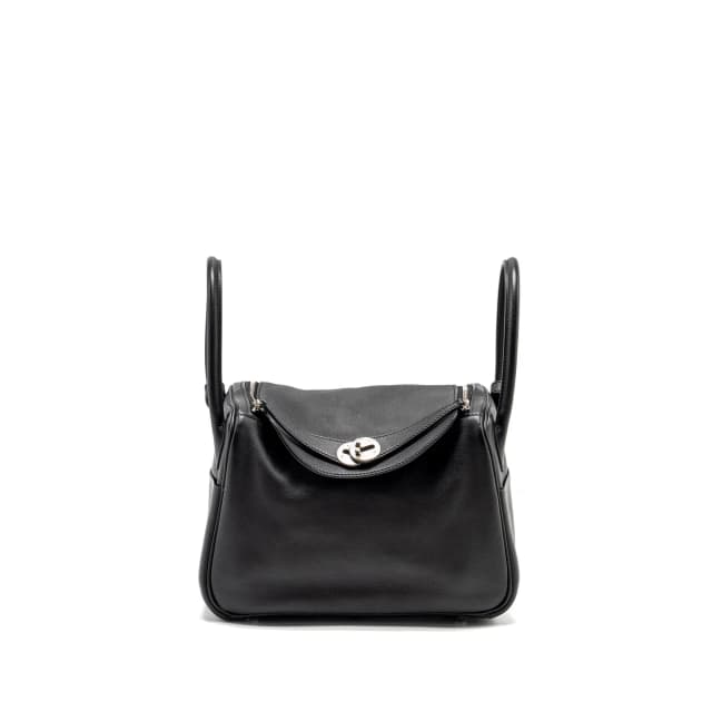 Hermès Lindy 26 Swift Black SHW Stamp X in Black Swift leather from EMIER, photo 1 of 1