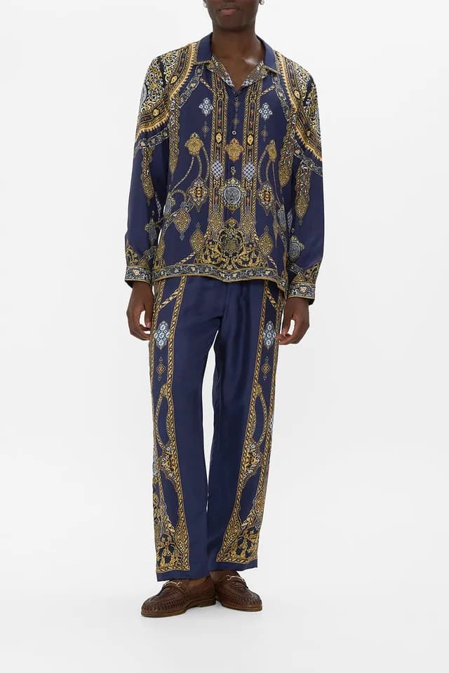 Camilla eBoutique LONG SLEEVE CAMP COLLARED SHIRT THE IMPERIAL GATE, image 1 of 1 from CAMILLA