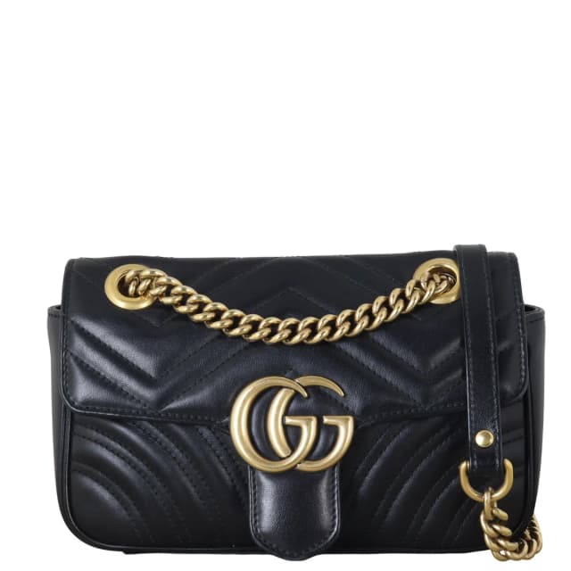 Gucci GG Marmont Matelasse Small Shoulder Bag in Leather from Luxe.It.Fwd, photo 1 of 1