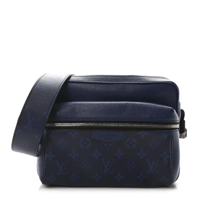 Louis Vuitton Outdoor Messenger Taigarama Coated Canvas Bag - Cobalt in Coated canvas from H&T, photo 1 of 1