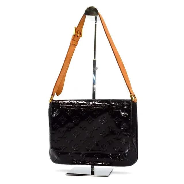 Louis Vuitton Shoulder Bag Back Vernis Thompson Black in Black Leather from The Reluxe, photo 1 of 1