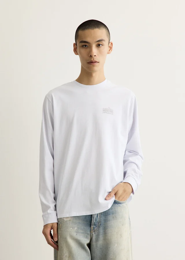 Patagonia Strataspire Responsibili-Tee T-Shirt in White, image 1 of 1 from Incu