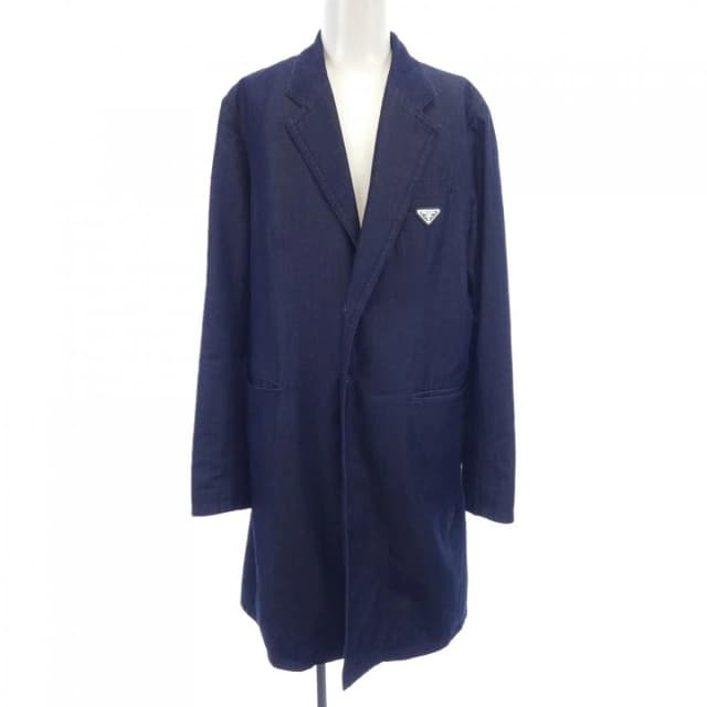 Prada Coat Navy in Navy from The Reluxe, photo 1 of 1