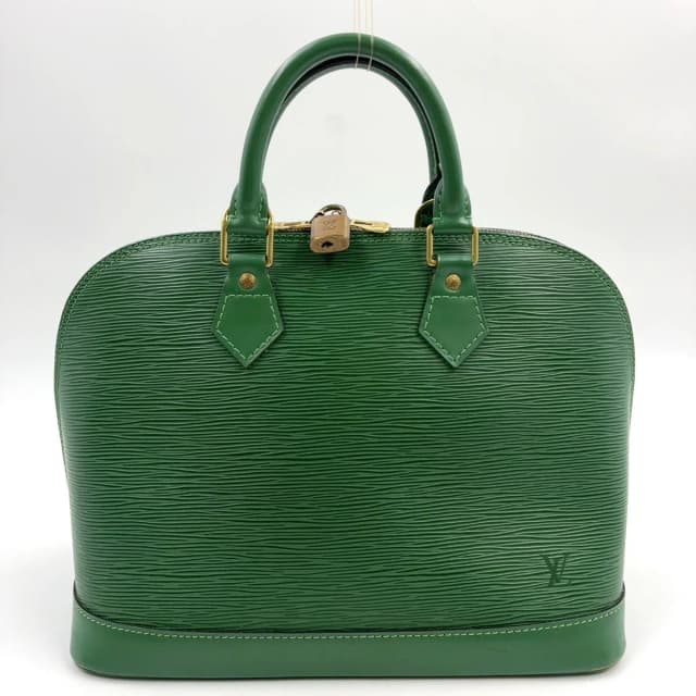 Louis Vuitton Alma Epi Borneo Green Leather Handbag Gold in Green Leather from The Reluxe, photo 1 of 1