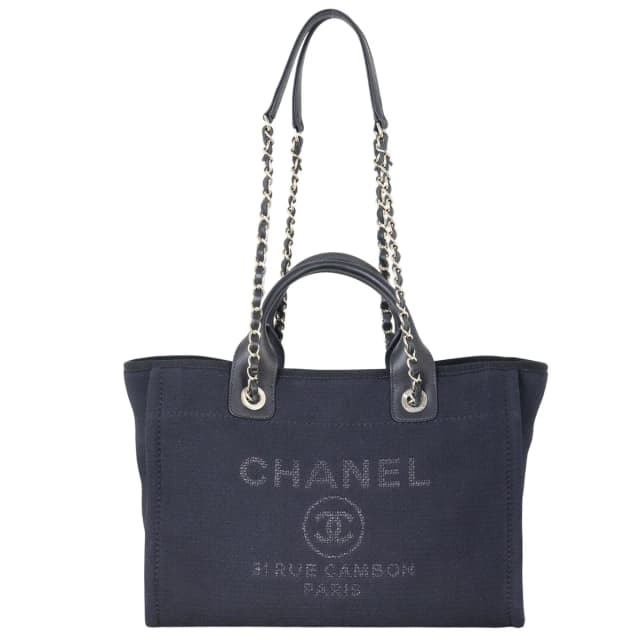 Chanel Deauville Small Tote in Canvas from Luxe.It.Fwd, photo 1 of 1