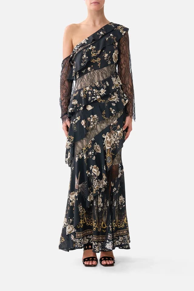 Camilla eBoutique ASYMMETRIC FRILL PANELLED DRESS FLAMENCO FOLKLORE, image 1 of 1 from CAMILLA