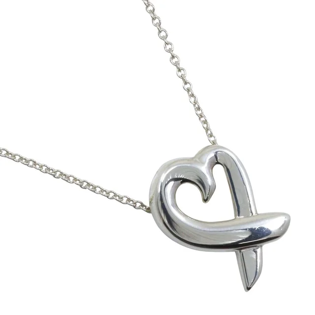 Tiffany & Co. Loving Heart Paloma Picasso 925 Sterling Silver Necklace in Silver from The Reluxe, photo 1 of 1