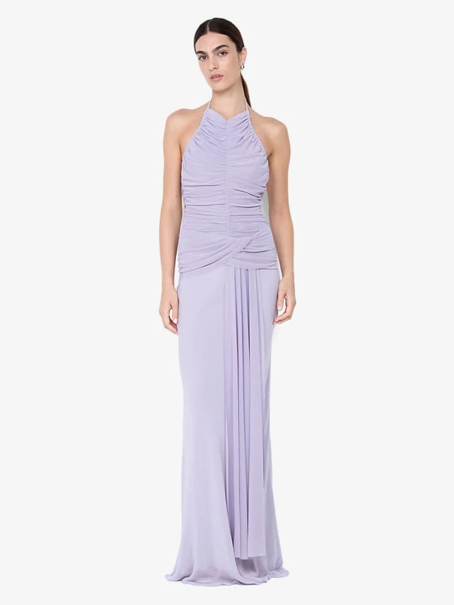 Bec&Bridge DELILAH HALTER MAXI DRESS - WISTERIA, image 1 of 1 from BEC + BRIDGE