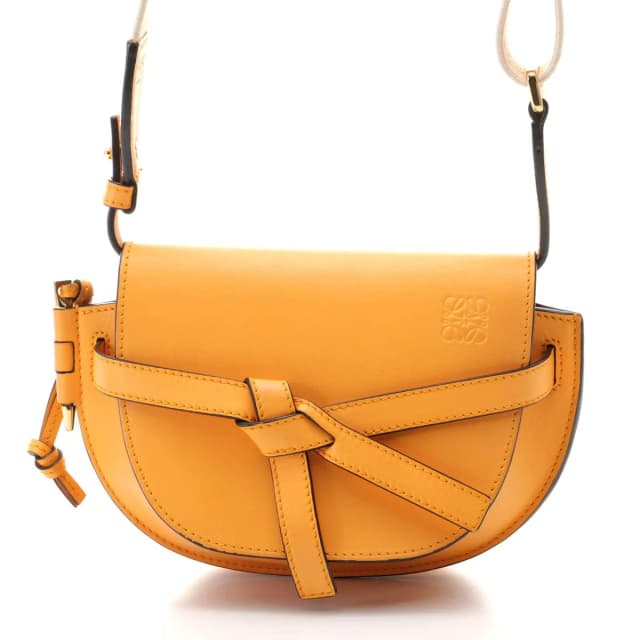 Loewe Gate Dual Mini Mandarin Leather Shoulder Bag in Leather from The Reluxe, photo 1 of 1