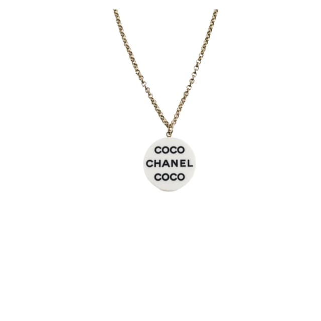 Chanel Coco Round Pendant Necklace from The Purse Affair, photo 1 of 1