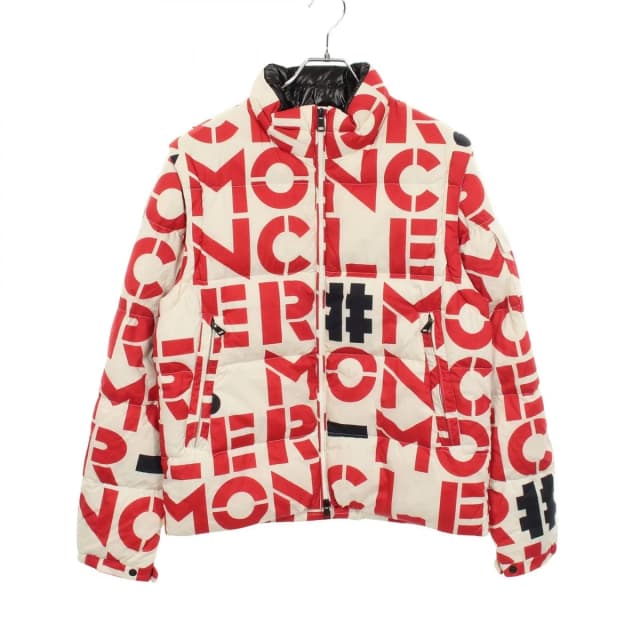 Moncler Down Jacket Genius 2 Jehan White Red in White from The Reluxe, photo 1 of 1
