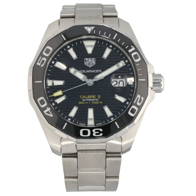 TAG Heuer Aquaracer WAY201A 44mm Stainless Steel Watch from H&T, photo 1 of 1