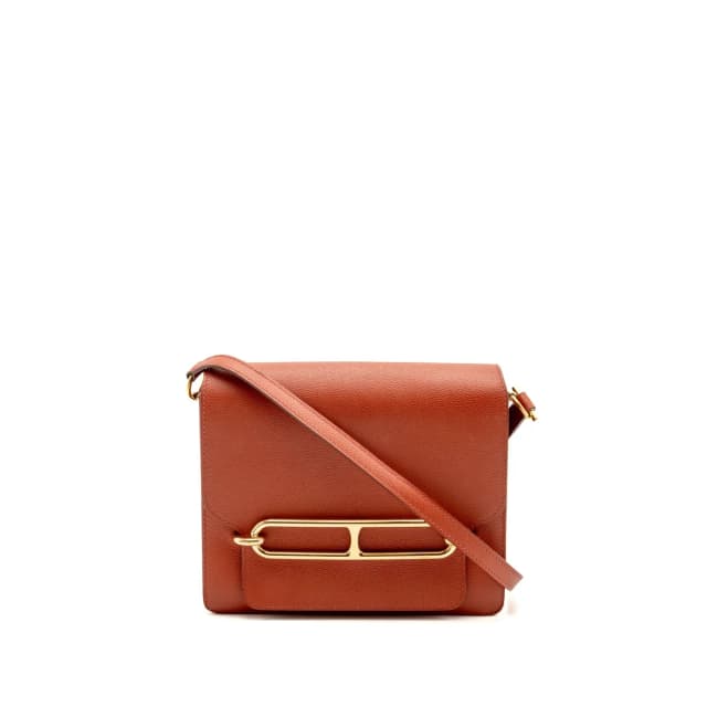 Hermès Roulis 23 Evercolor Brique GHW Stamp Y in Leather from EMIER, photo 1 of 1
