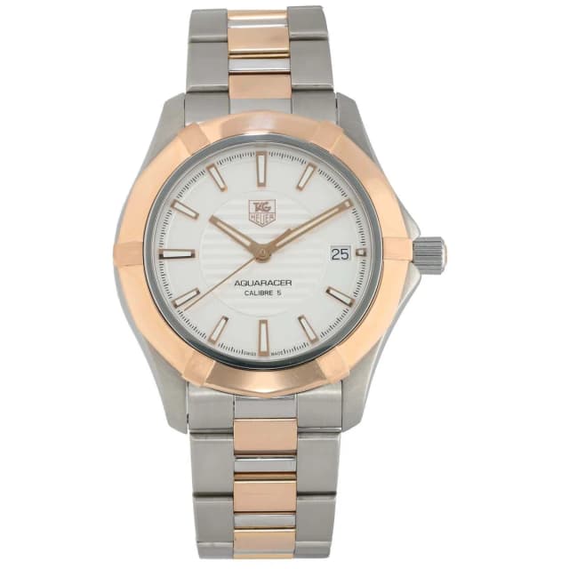 TAG Heuer Aquaracer WAP2150 40mm Bi-Colour Watch from H&T, photo 1 of 1