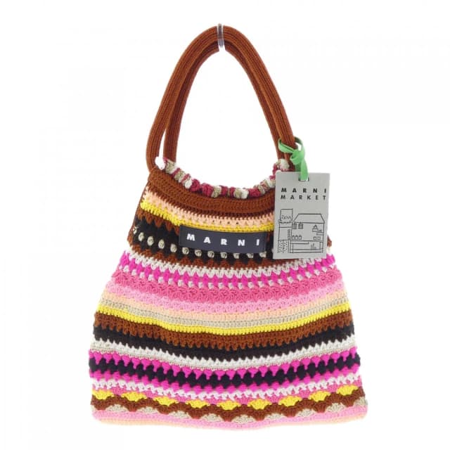Granny Bag MARNI MARKET BOMH006Q0 BAG in Black, BRAUN, Pink, Yellow FW305 from KOMEHYO, photo 1 of 1