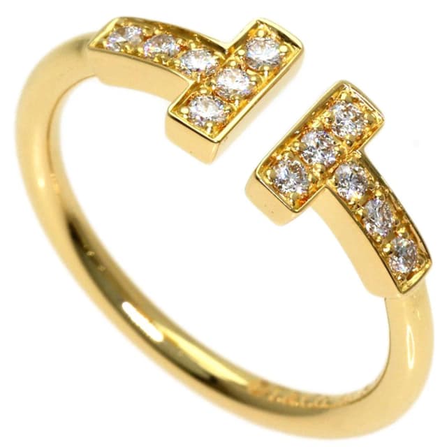 Tiffany & Co. T Wire Diamond Ring 18k Yellow Gold in Yellow from The Reluxe, photo 1 of 1
