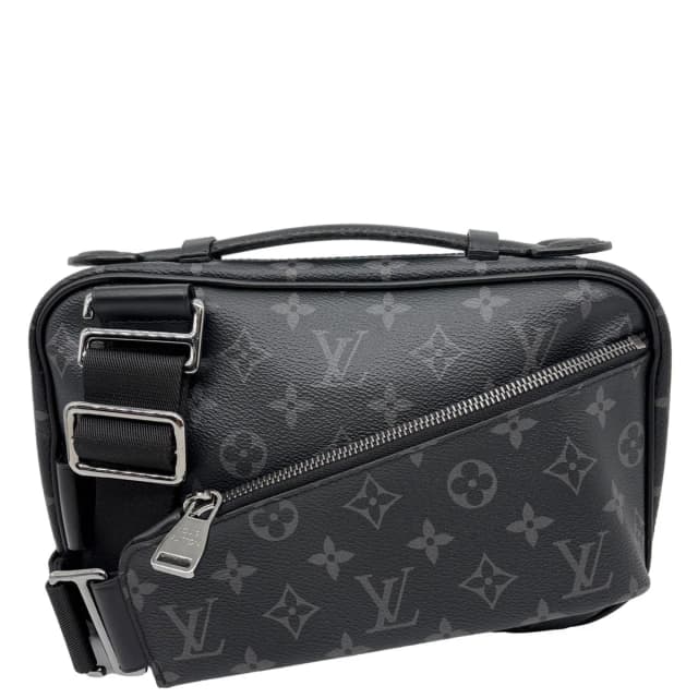 Louis Vuitton Explorer Monogram Eclipse Canvas Bumbag Black in Black Canvas from Dallas Designer Handbags, photo 1 of 1
