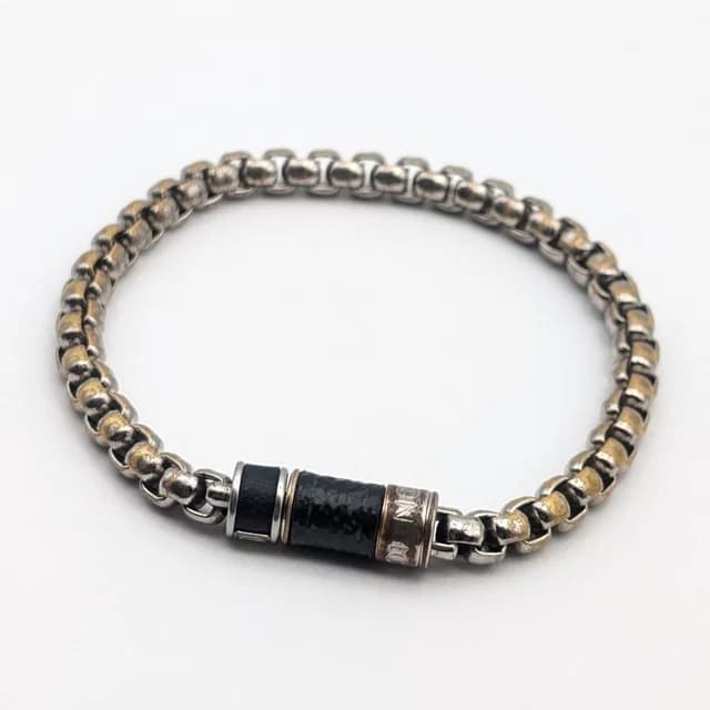 Louis Vuitton Monogram Eclipse Chain Bracelet Silver in Silver from The Reluxe, photo 1 of 1