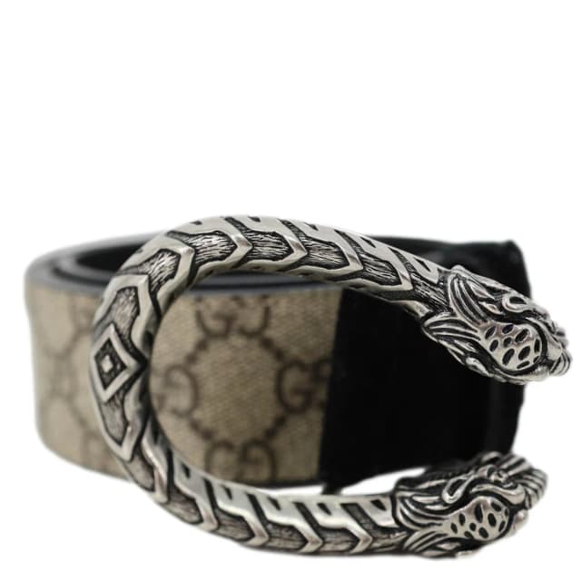 Gucci Dionysus GG Supreme Canvas Belt Size 90.36 Beige 505337 in Beige Canvas from Dallas Designer Handbags, photo 1 of 1