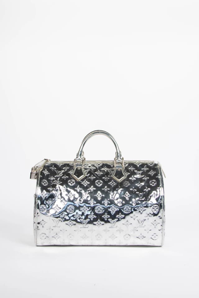 Louis Vuitton Miroir Speedy 35cm in Silver Patent leather from Break Archive, photo 1 of 1