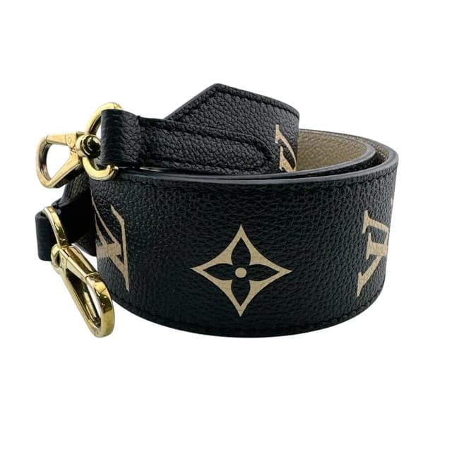 Louis Vuitton Noir Shoulder Strap in Black Leather from The Reluxe, photo 1 of 1