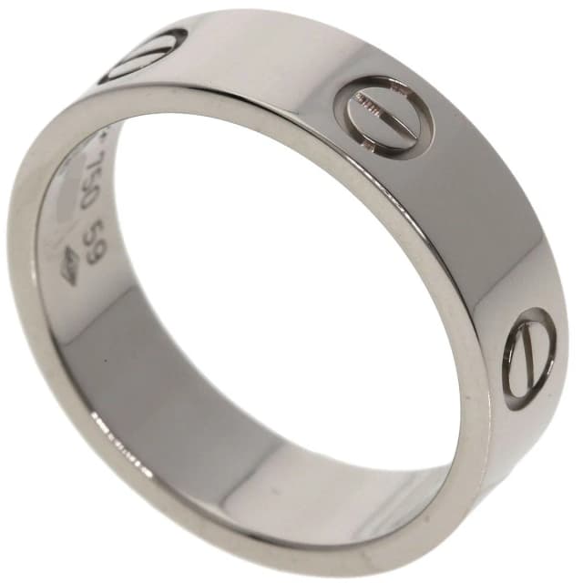 Cartier Love Ring 59 18K White Gold in White from The Reluxe, photo 1 of 1